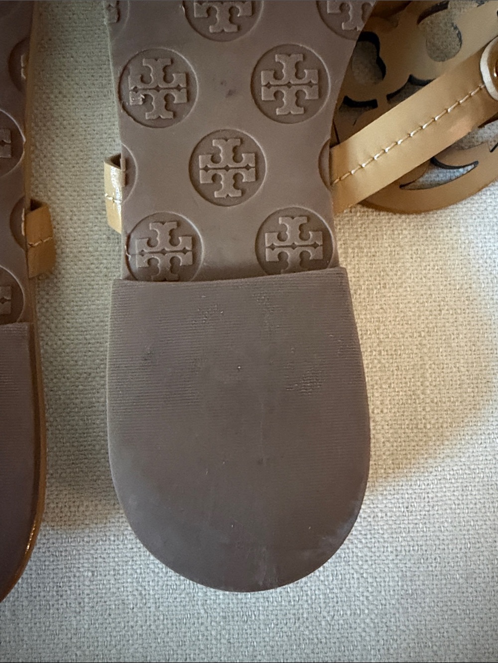 TORY BURCH | Tan Miller Leather Sandal (Women) - Size 8.5M - Picture 8 of 15